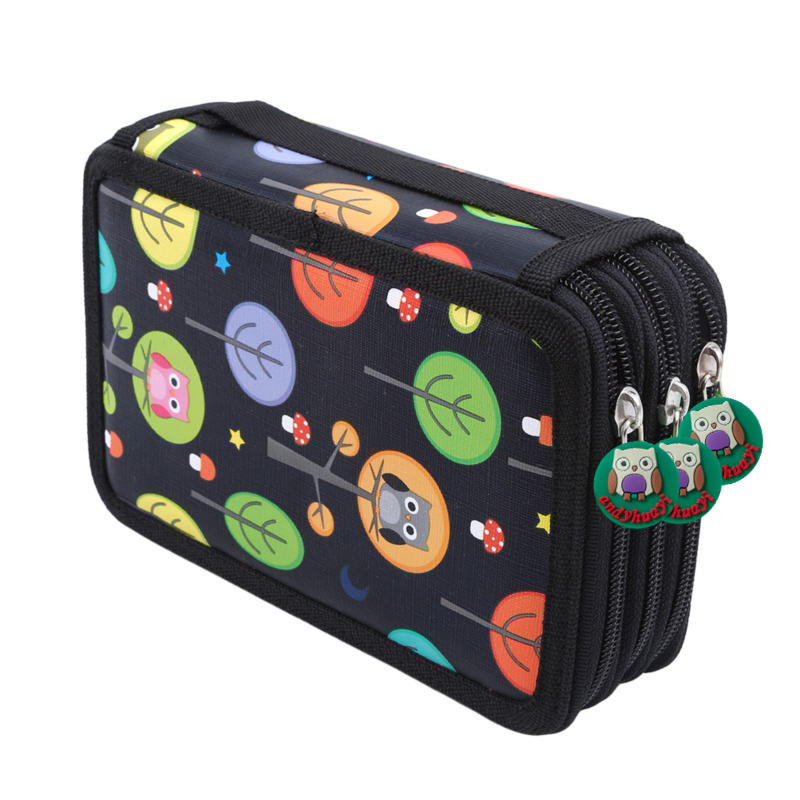 Mehrfachfach Bunt Studenten Bleistift Marker Etui Box Großes Fassungsvermögen Skizzenzeichnen Pinsel Schreibwaren Etui