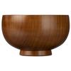 Yamanaka Lacquerware Shirasagi Woodwork Soup Bowl, Shirasagi Bowl, Small, Approx. 10cm, Cherry Blossom, Lacquered Brown, Made in Japan