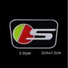 3D Raise S R Sport Logo Car Steering Wheel Emblem Badge Sticker Decals for XF XE XJ F-Type F-Pace E-Pace I-PACE