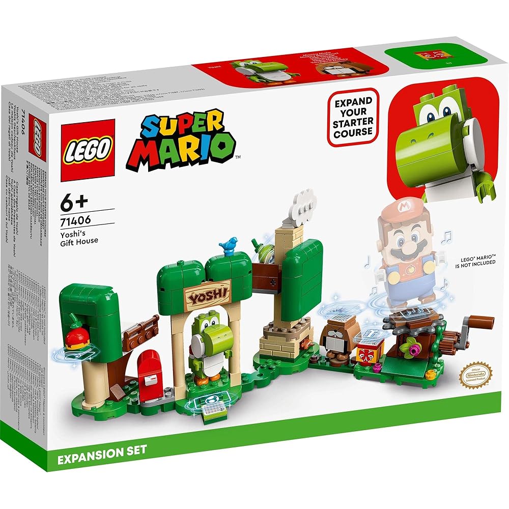LEGO Super Mario Yoshi Gift Challenge Set 71406 Building Blocks Toy for Kids Ages 6 and Up