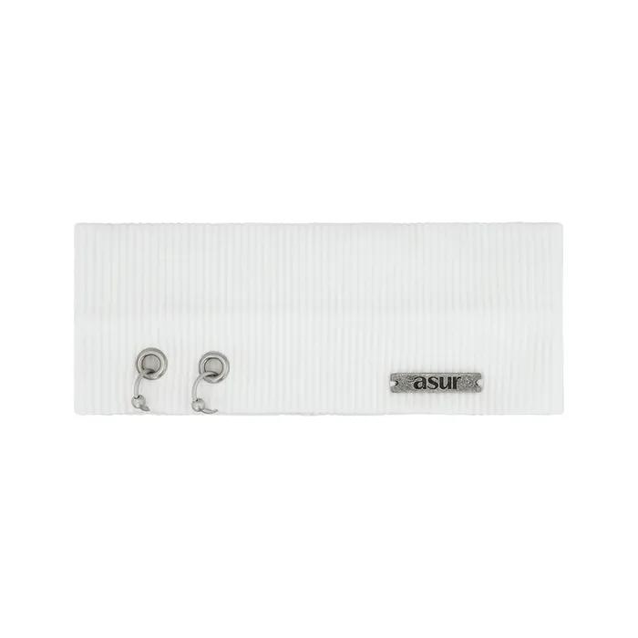 White Piercing Ring Headband