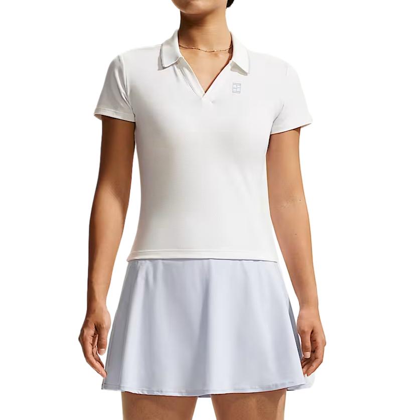 Nike Dri-Fit Court Slam Comfortable Short Sleeve Solid Quick-Dry T-Shirt Women tops IU0851-100