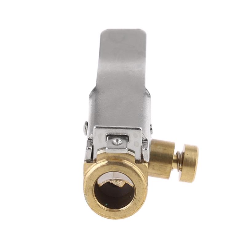 Tire Chuck with Clip Adapter Air Chuck Tire Inflator Compressor Pump- Connect Accessories for Vehicle Auto 34mm Length