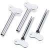1-6 Pcs Stainless Steel Toothpaste Tube Squeezers Metal Key Toothpaste Squeezers for Bathroom Hair Dye Cosmetic Tubes Squeezer