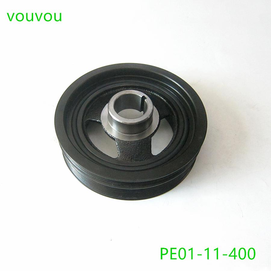 Car Accessories PE01-11-400 Timing Crankshaft Gear Pulley for Mazda 3 14-22 Mazda 6 14-21 CX-5 2012-2021 CX-3 CX-30 CX-8 CX-9