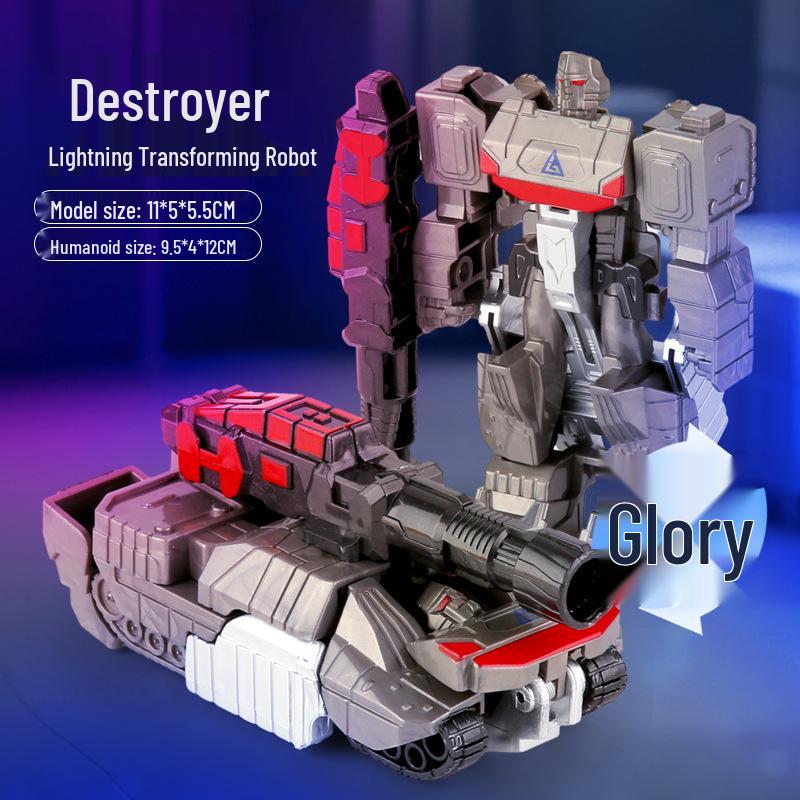 One-Step Transforming Toy Car & Robot Action Figure – Optimus Prime & Bumblebee Educational Gift for Kids