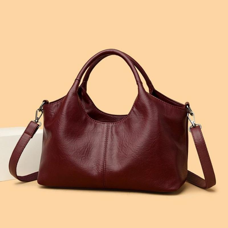 Handbag - Fashionable Single-shoulder Crossbody Bag with Large Capacity for Commuting, Carrying A Vegetable Basket, Soft Design Casually