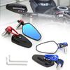 Kolip 1 Pair 22mm Motorcycle Bar End Rear Mirrors Replacement Retro Handlebar Side View Mirror Modified Accessories