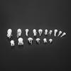 1-5Pcs 3D Mini Jellyfish Model Crystal Ocean Resin Modeling Filler For DIY Crafts Jewelry Fillings Decorations Materials