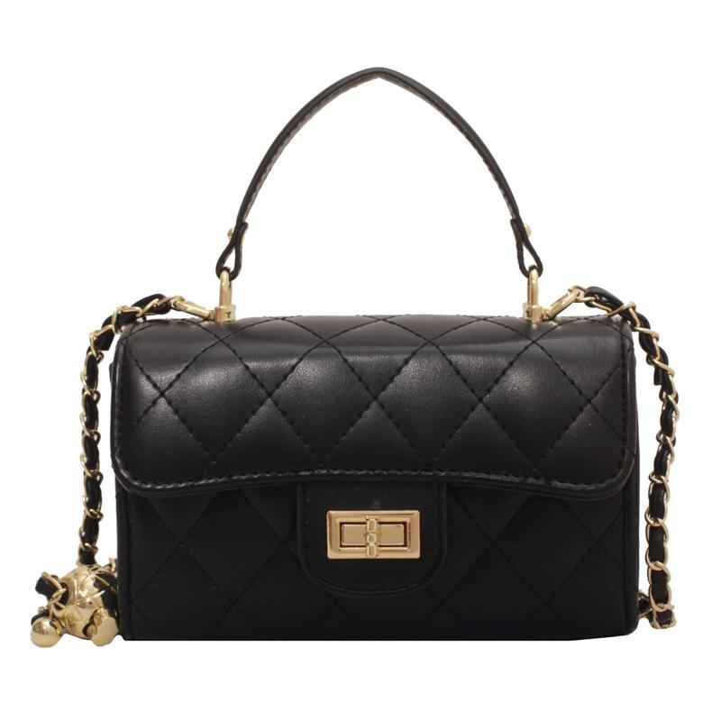 This Year's Popular Fashion, Foreign Style, Small Fragrant Style, Rhombus Chain, Portable Small Square Bag, Versatile Temperament, Commuter Messenger