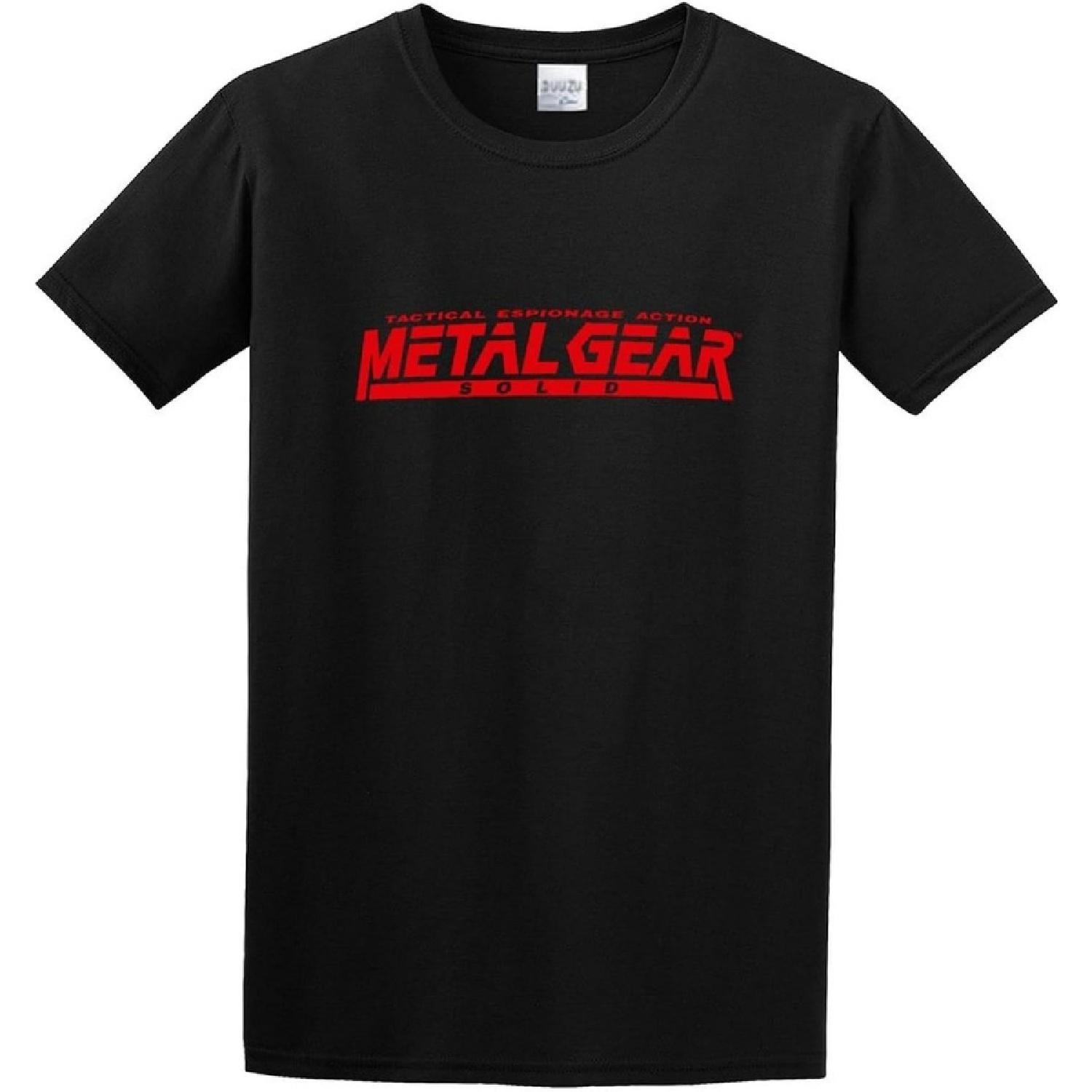 BabyRun Man s T-Shirt Metal Gear Solid Famous Video Game S-3XL Black XS S