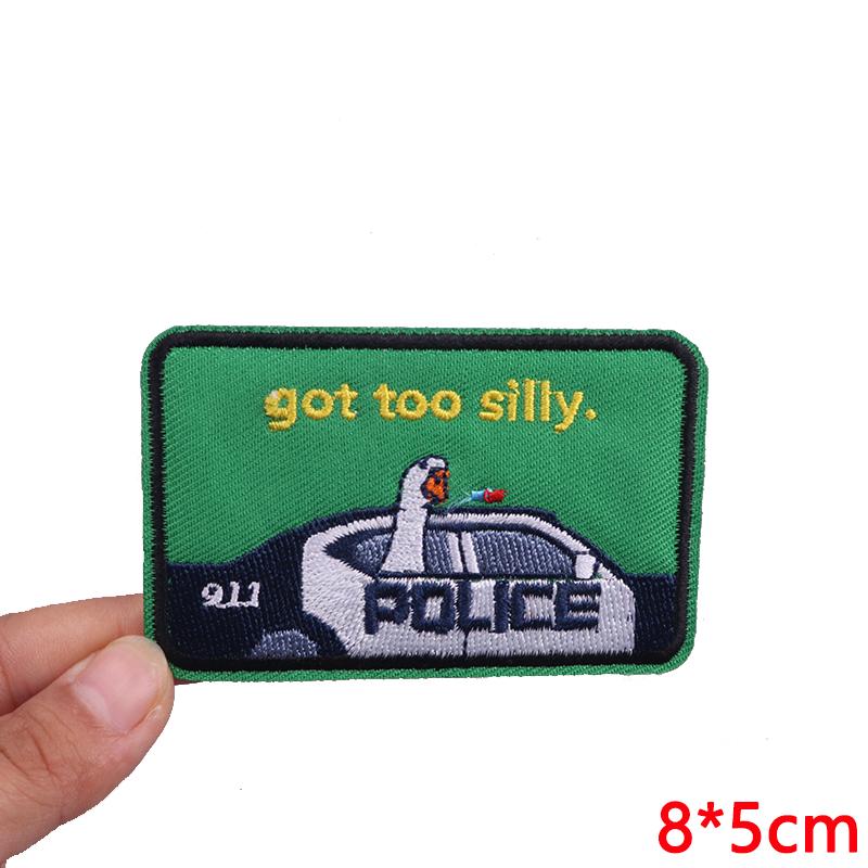 Cute Ghost/Cat Embroidered Patch Cartoon Animal Patch Iron On Patches For Clothing Thermoadhesive Patches For Clothes Jacket DIY