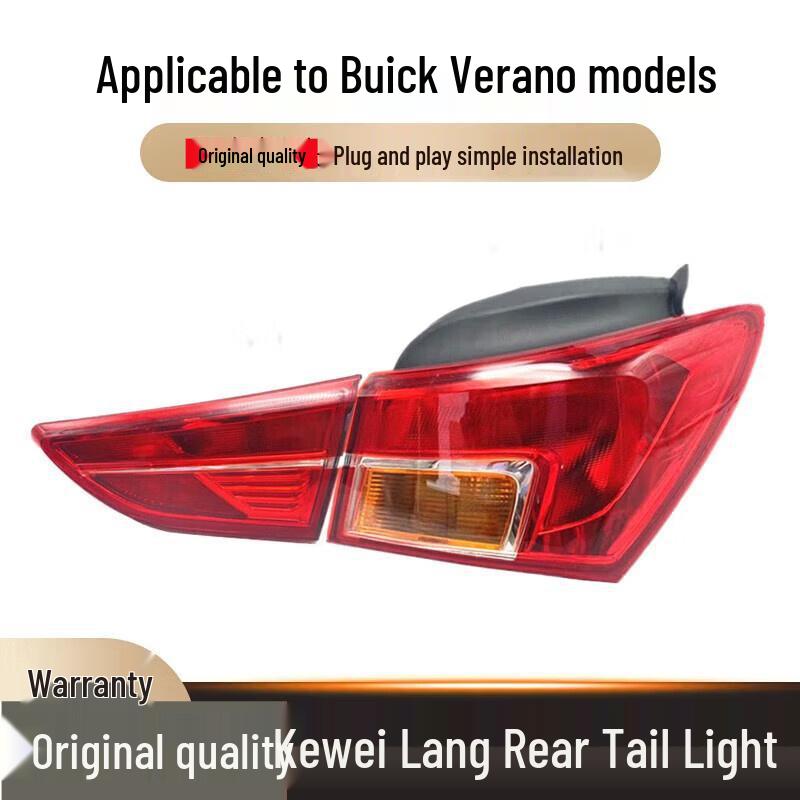 

Compatible with Buick Verano 2015 Tail Light Assembly, 2017 Sedan Rear Lights, Tail Light Housing, and Lamp Cover. Standard Driver Flat Light
