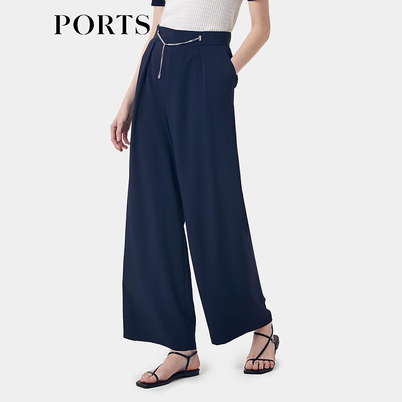 PORTS Women's Wide-Leg Trousers ST8P001QWA005