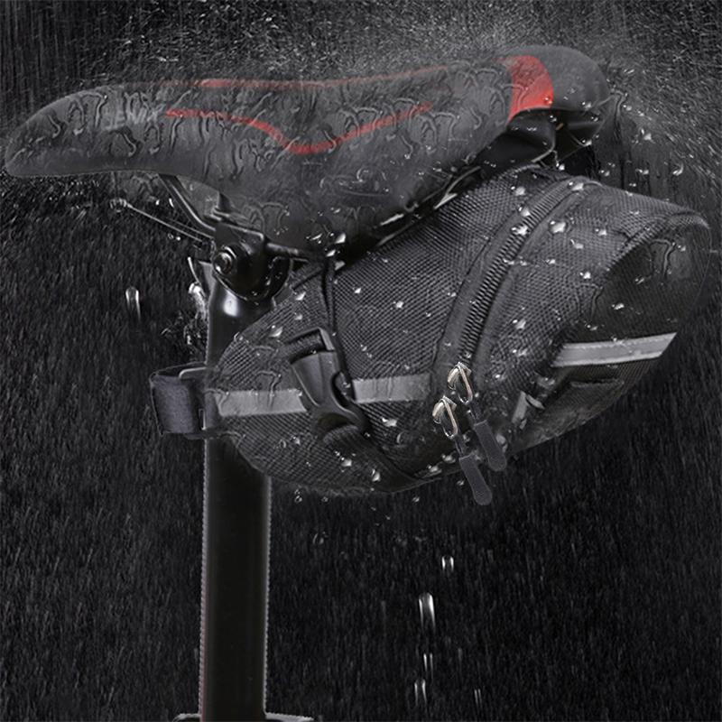 Bicycle Bike Storage Saddle Bag Cycling Seat Tail Rear Pouch Bag Bicycle Repair Tools Pocket Pack Riding Cycling Tail Bag