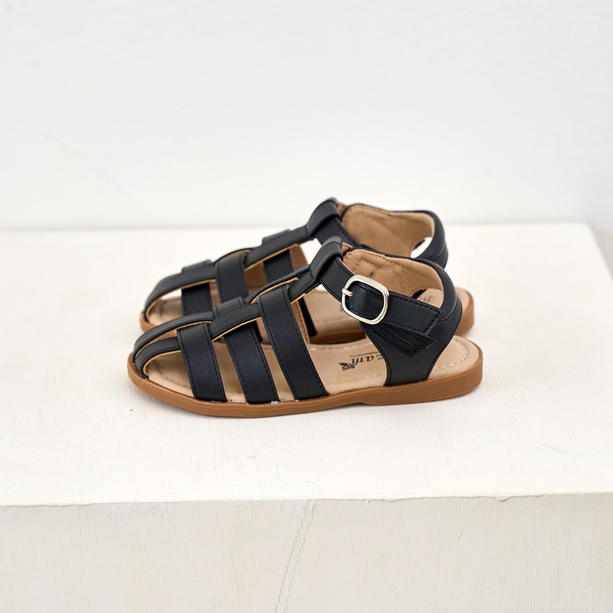 

[BABYZZAM] Unisex bundle sandals black, BB427, 7000029469, Popular Korean Shoes 200