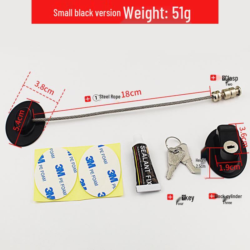 Child Safety Window and Refrigerator Lock - Anti-Fall Restrictor and Cabinet Door Positioner