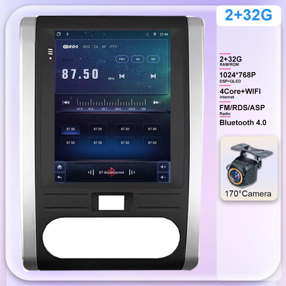 

9,7-дюймовый Android 13 Carplay для Nissan X-trail 2007-2015 Автомагнитола 8 ядер Автомобильный мультимедийный проигрыватель 5G GPS-навигация Сенсорный дисплей