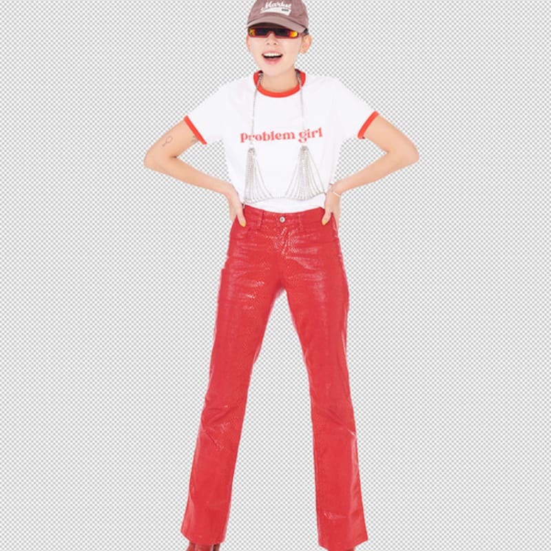 OOOMARKET Triangle Cap (burgundy)