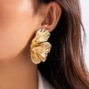 Lightweight Flower Earrings Alloy Ear Jewelry Exquisite Ear Studs  for Women