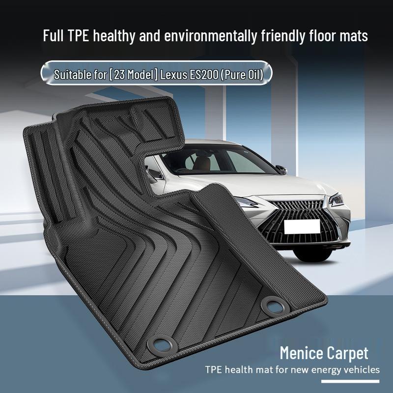 Compatible with 23-24 Lexus ES200 All-TPE Floor & Trunk Mats