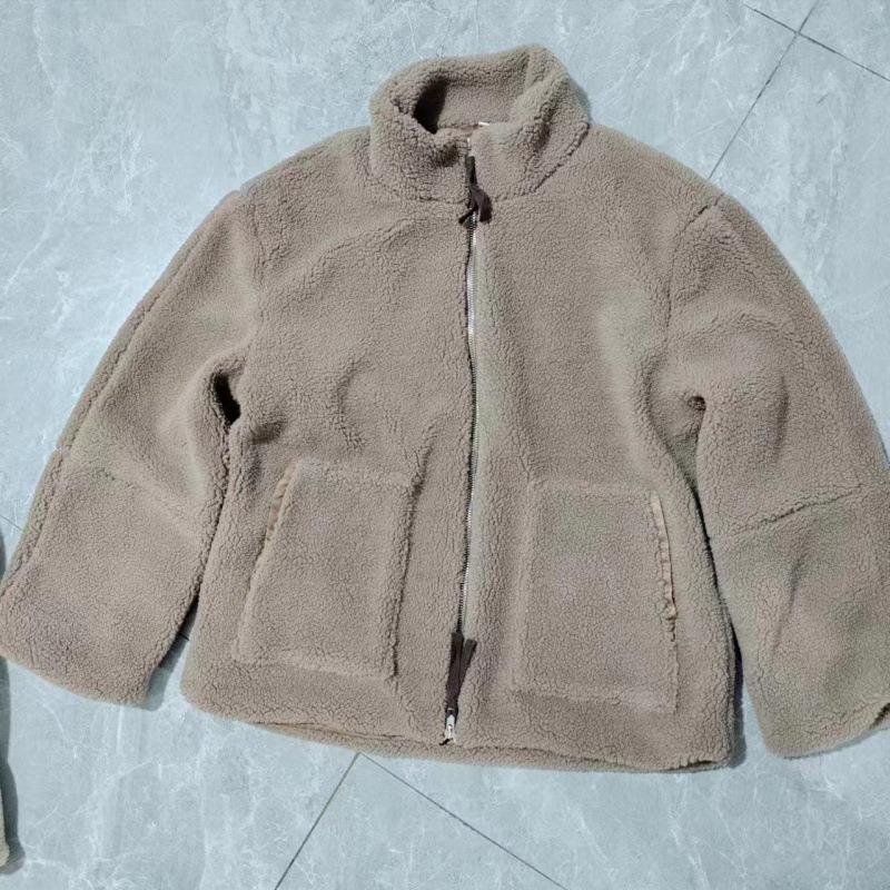 JPNTKY Women's Vintage Casual Solid Color Print Autumn Winter Long Sleeve Jackets & Coats
