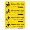 Caution Steps Anti-Slip Floor Safety Stickers