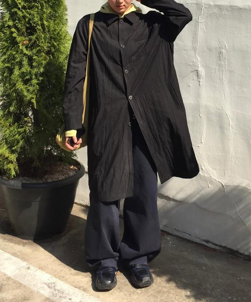 Intempomood Facade Shell Mac Coat_Black