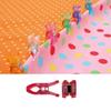 Nippon Chuko NBK Stand Clips Clear 10pcs MST-CR Sewing Temporary Clips Craft DIY Supplies