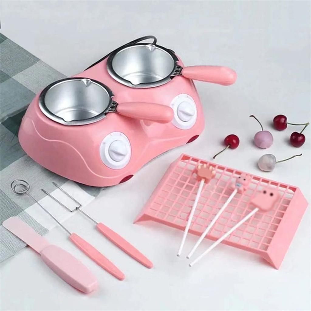 Melting Fondue Set, Electric Chocolate Melting Pot, Chocolate Fondue, Milk Chocolate, Cheese, Butter, Candy Warmer