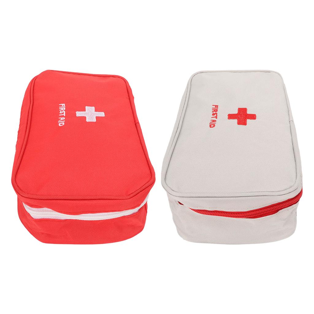 Empty First Aid Bag Waterproof Large Capacity Emergency Medicine Pouch for Outdoor