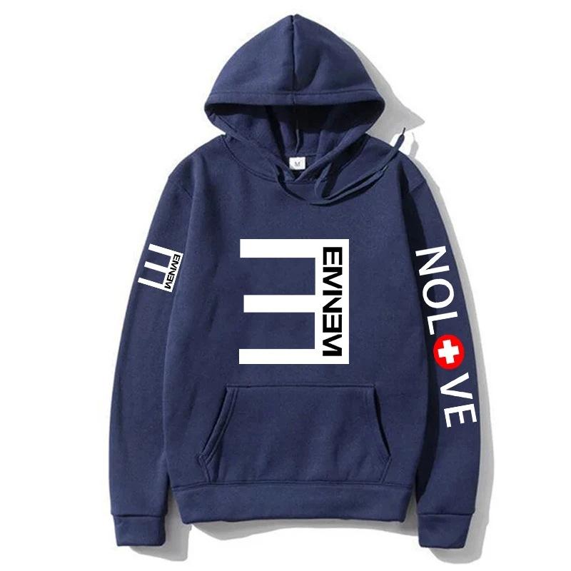 

Худи мужские с музыкальным альбомом рэпера Эминема, Мировой тур, Осень-Зима, Флис, Уличная одежда, Топы S