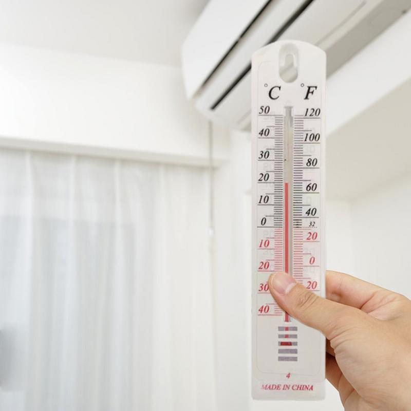 1 ks Nástěnný závěsný formulář Teploměr Venkovní Zahrada Dům Garáž Vnitřní Dům Kancelářský Pokoj Přenosný Regulátor Teploměru