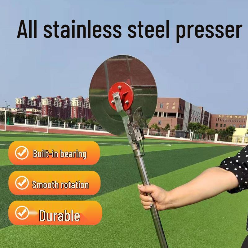 Stainless Steel Hand-Push Garlic & Onion Mulching Machine with Automatic Soil Covering