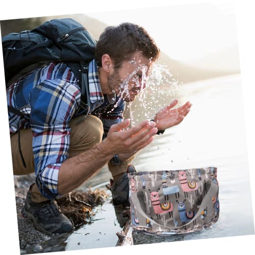 SKISUNO 1-Piece Portable Folding Water Basin, Foldable Features: Camping, Foldable Bucket, Outdoor Folding Water Basin, Portable Foot Bathtub