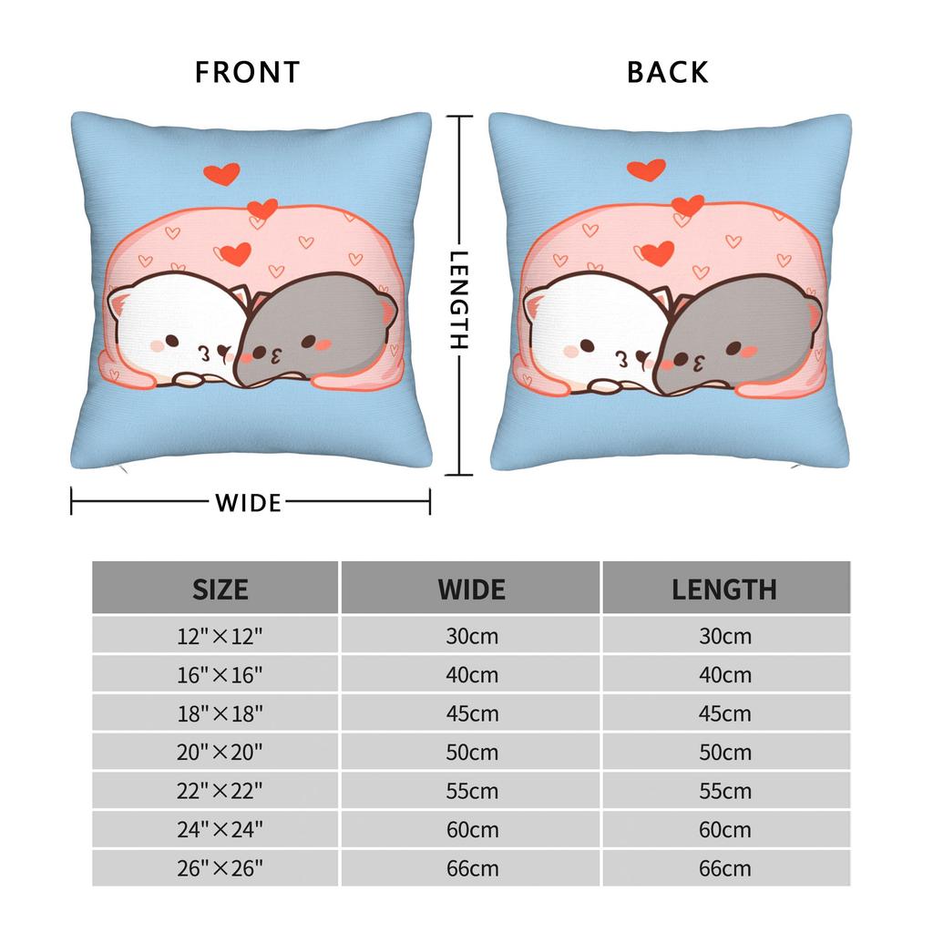 Dudu Bubu Kissenbezug Bequemer Kissenbezug Retro Trendiger Kissenbezug für Sofa Schlafzimmer Heimdeko