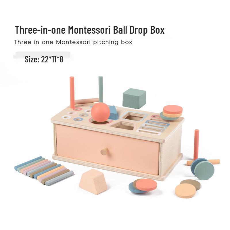 Montessori Color & Shape Recognition Coin Box for Toddlers – Educational Toys for Early Learning