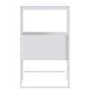 Vidaxl Side Table, White, 55X36X59.5 Cm, Wood-Based Material