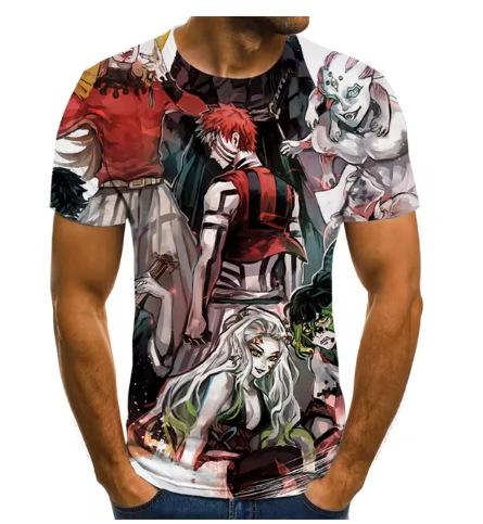 Ghost Annihilation Blade 3D Printed T-Shirt Men's and Women's Summer Fashion Casual Short Sleeve Neutral Harajuku Street Trend Super