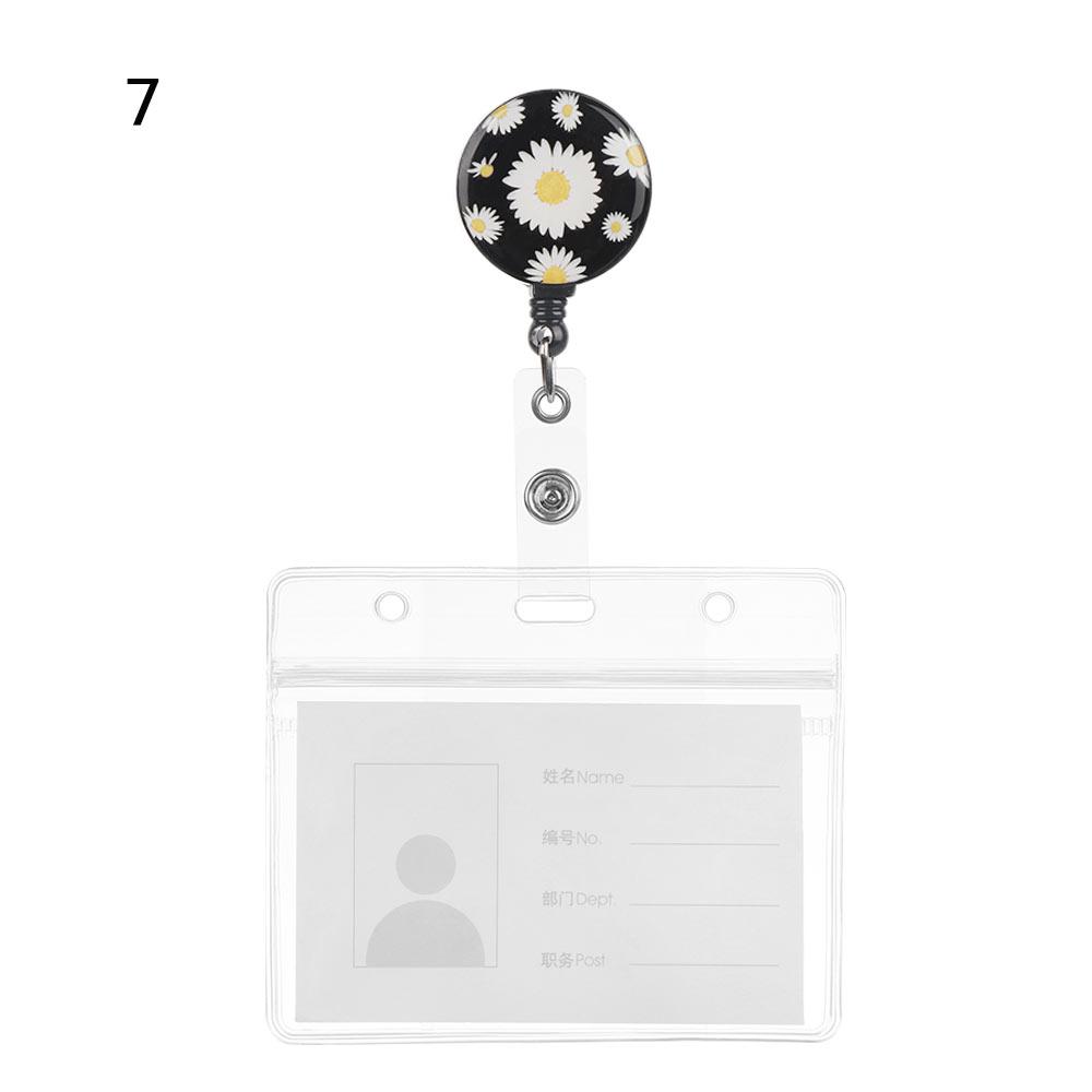 

Multifunctional Lovely Adjustable ID Business Case Retractable Card Holder Bank Credit Card Name Badge Holder Protective Type