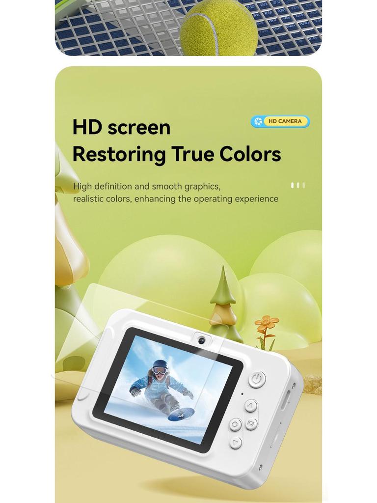 2.4" Retro HD Digital Camera - Compact Portable CCD Card Camera