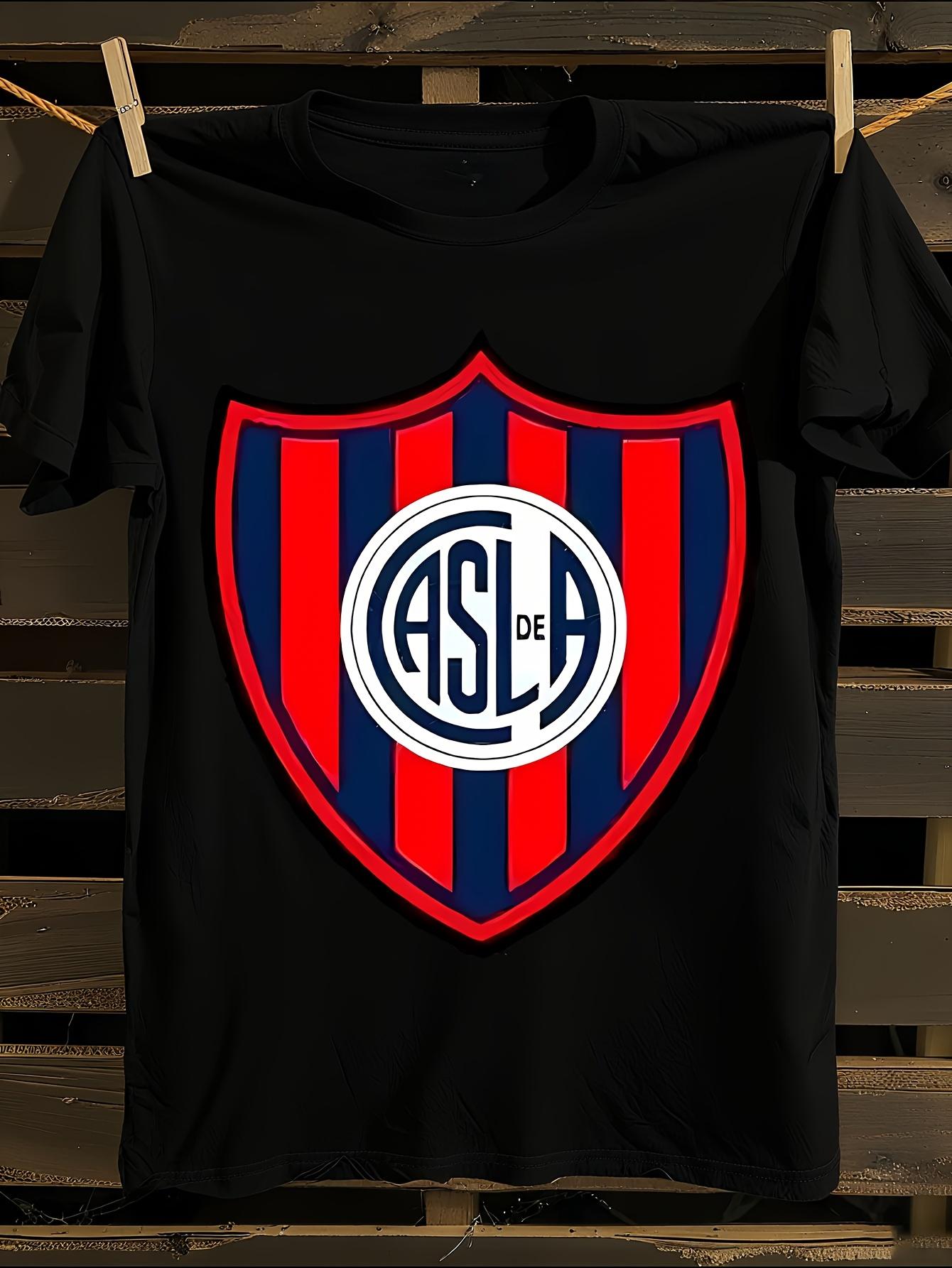 San Lorenzo De Almagro Soccer Team Logo T-shirt XXXXL