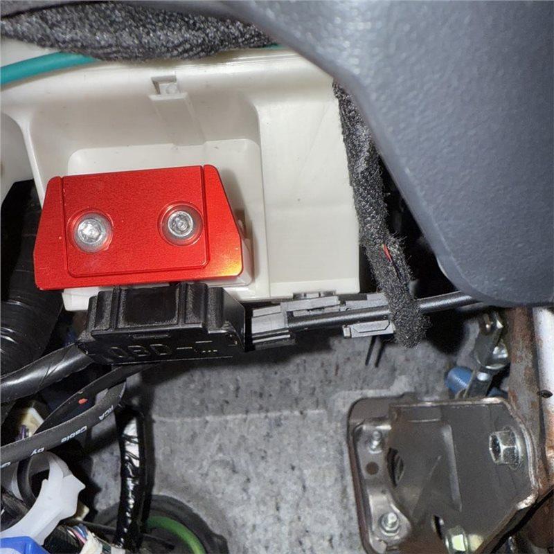 AB26 Car OBD II Port Lock Aluminum Alloy OBD Port Locking Tool OBD2 Port Anti-Theft Lockout Tool Accessories