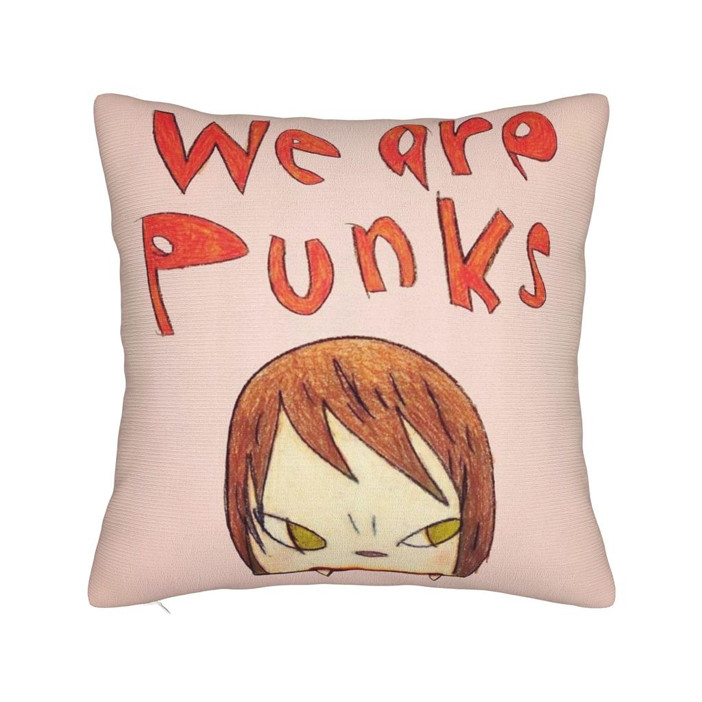 Art Yoshitomo Nara Printed Pillowcase Cushion Cover Throw Pillow Cover Warm Bed Decoration Square Multiple Sizes