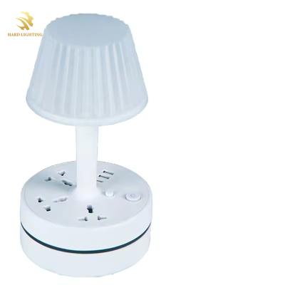 Modern Mushroom Design Multi-functional USB Charger Power Strip Eye-protection Desk Lamp Socket Bedside Night Light Bedroom Lamp