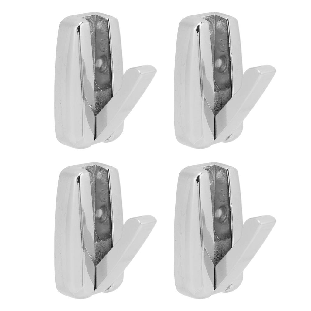 Wall Mount Foldable Hook Zinc Alloy 30KG Weight Capacity Automatic Rebound Thickened Base Polished for RV Yacht