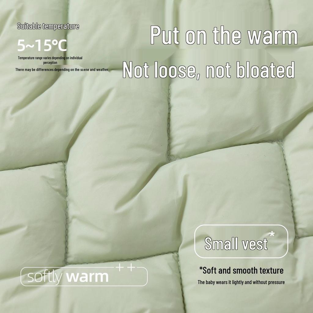 Dudu Home Infant Winter Duck Down Vest - Lightweight, Fashionable Boys' & Girls' Tops