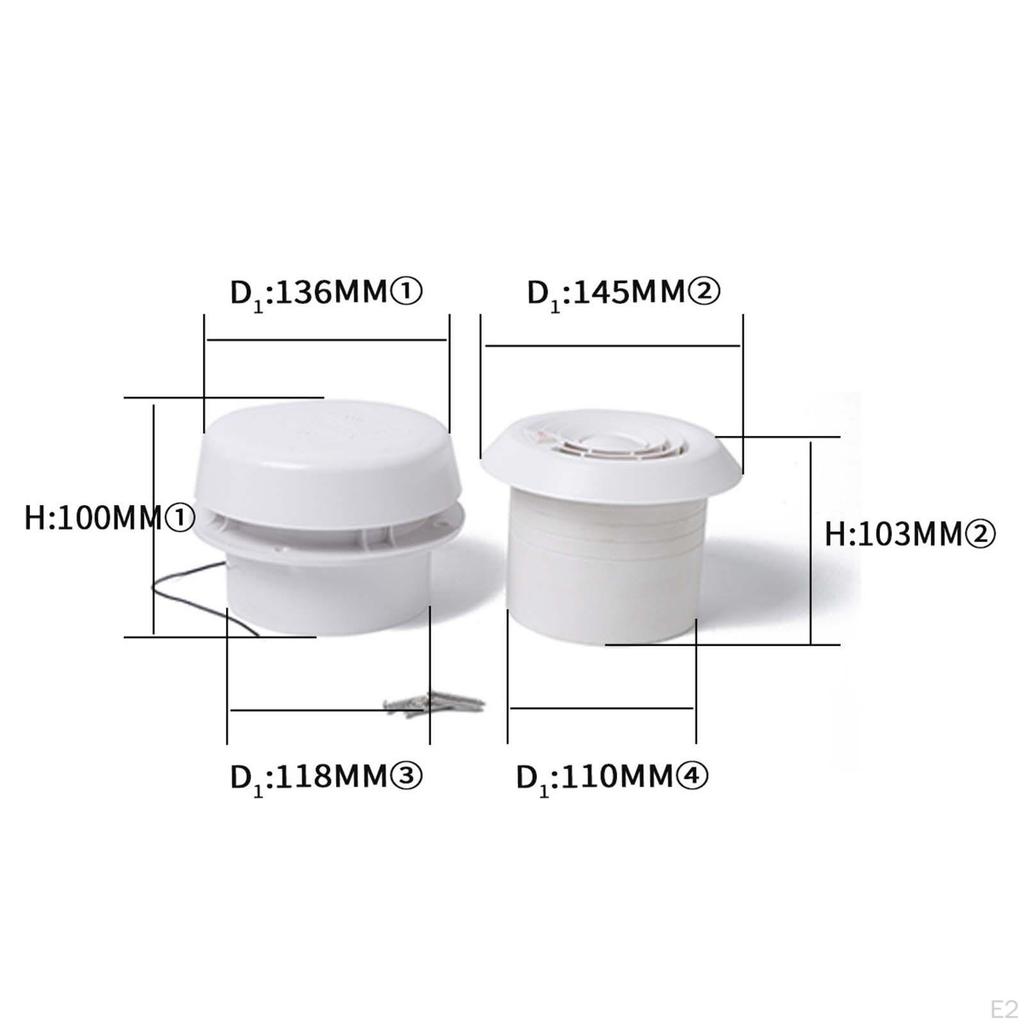 RV Roof Ventilation Exhaust Fan 12V 60CFM Accessory Build in Copper Motor Ceiling Mounted