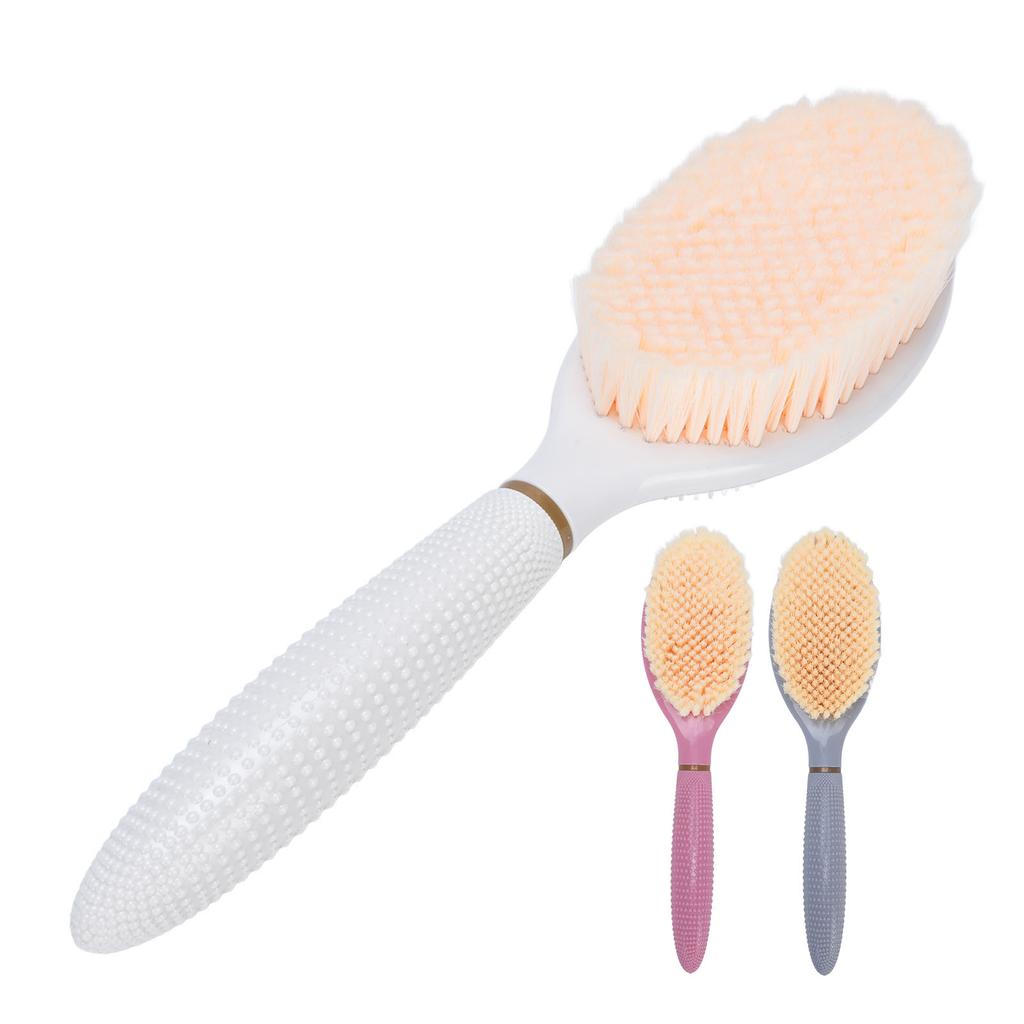 Dusch-Fußschrubber Fußwaschbürste Tragbare Gebogene Kopfschrubbbürste für Badezimmer