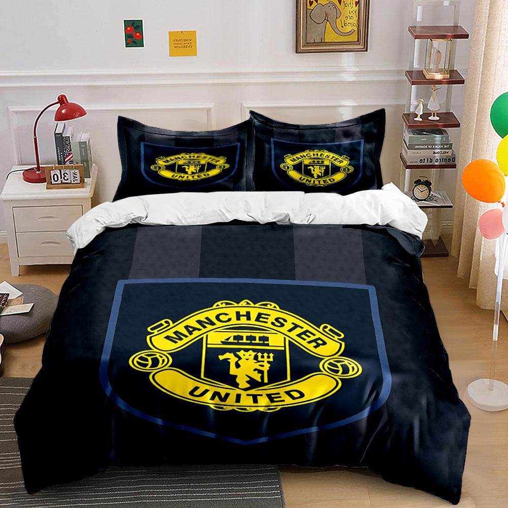 Set Biancheria da Letto Manchester United Set Copripiumino Copripiumino Federe (1 * Copripiumino 2 * Federe, senza piumino)